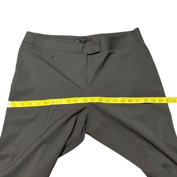 Lafayette 148 Brown Wide Leg Dress Pants Size 12 - Picture 4 of 5